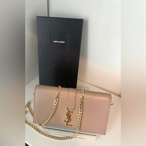 SOLD YSL Long Wallet W Chain